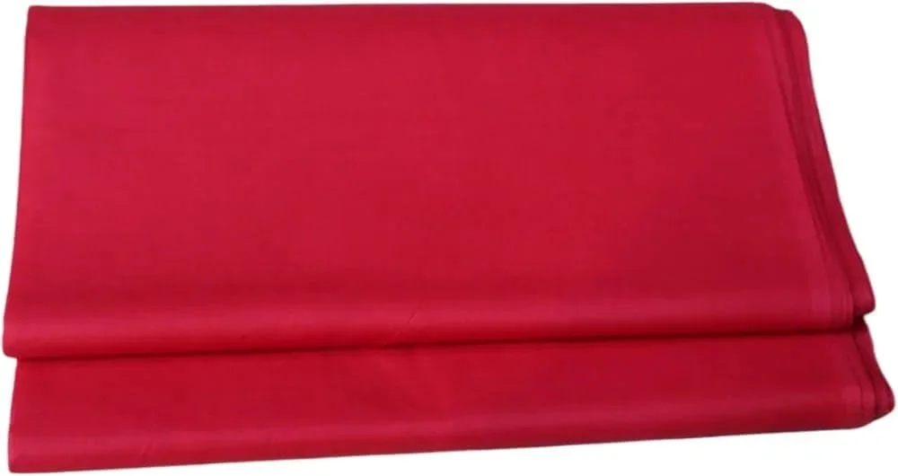 Unstitched Cotton Astar/Lining/Cloth/Kapda Running into Meters for Suit, Sherwani, Kurti, Blouse| Choli, Lehanga & Dress Materials |RED, 1 Meter image 3