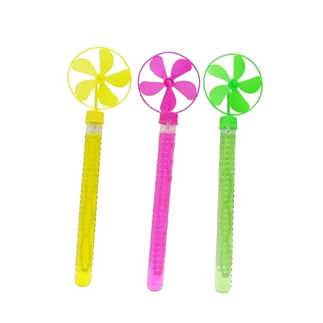 Bubble Stick with Ring Windmill Fan Toy 5 Pcs |Best for Return Gifting| Made in India image 3