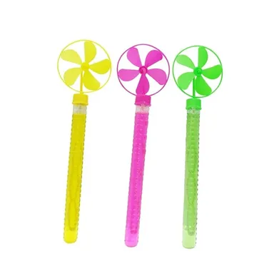 Bubble Stick with Ring Windmill Fan Toy 5 Pcs |Best for Return Gifting| Made in India thumbnail 2