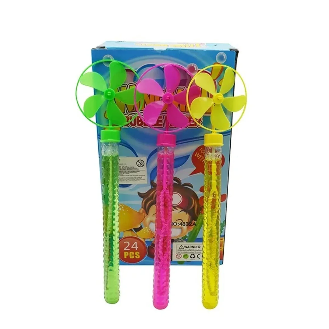 Bubble Stick with Ring Windmill Fan Toy 5 Pcs |Best for Return Gifting| Made in India image 4