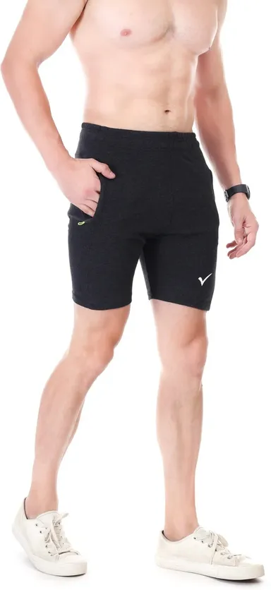 Linesports Solid Men Black Gym Shorts Lightweight Breathable Workout Shorts for Running, Training, Sports & Fitness Activewear India dark grey   L thumbnail 4