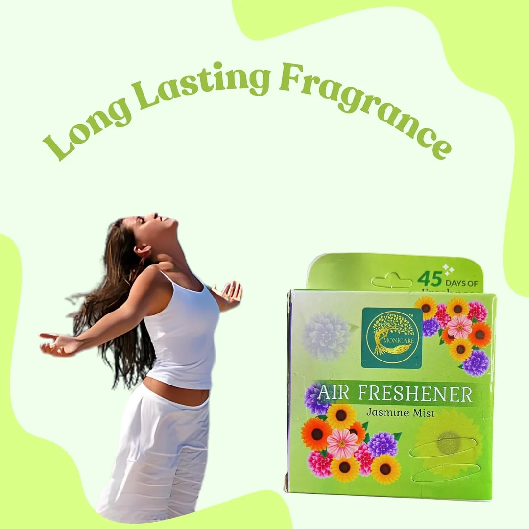 Monicare Air Room Freshener Power Pocket Gel | Pack of 2 Jasmine & Orchid, Long-Lasting 45 Days|Home & Office Fresh Scents for Bathroom, Toilet, Living Room image 4