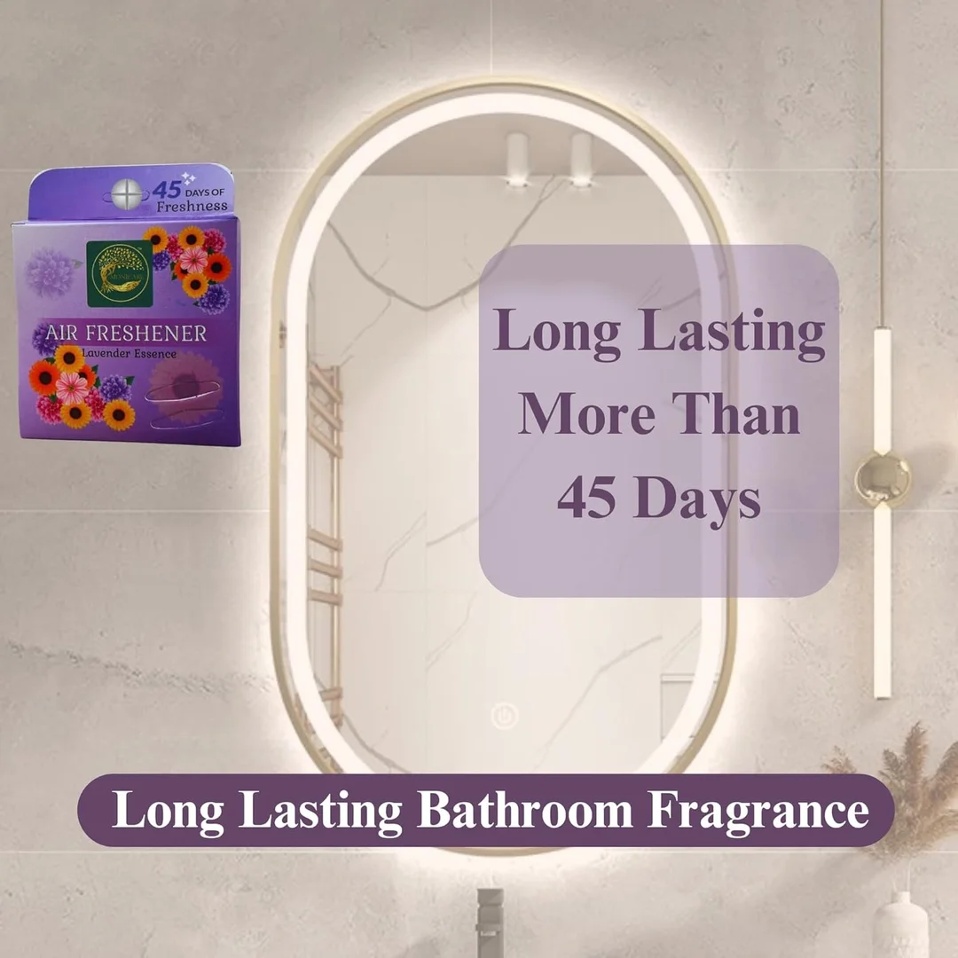 Monicare Lavender Air Freshener Power Pocket | Long-Lasting Odor Eliminator, Ideal for Cars, Closets & Small Spaces, Up to 45 Days |Pack of 13 image 3