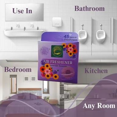 Monicare Lavender Air Freshener Power Pocket | Long-Lasting Odor Eliminator, Ideal for Cars, Closets & Small Spaces, Up to 45 Days |Pack of 13 thumbnail 3