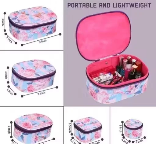 Multi-Purpose Supreme Quality Makeup Box Storage Cases, Cosmetics Vanity Box with Spacious Interior, Durable Organizer for Home, Travel & Beauty Accessories – Portable, Stylish, Premium Cosmetic Storage Solution image 3
