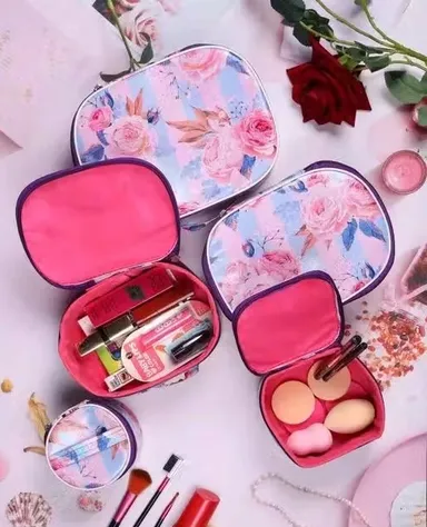 Multi-Purpose Supreme Quality Makeup Box Storage Cases, Cosmetics Vanity Box with Spacious Interior, Durable Organizer for Home, Travel & Beauty Accessories – Portable, Stylish, Premium Cosmetic Storage Solution thumbnail 0