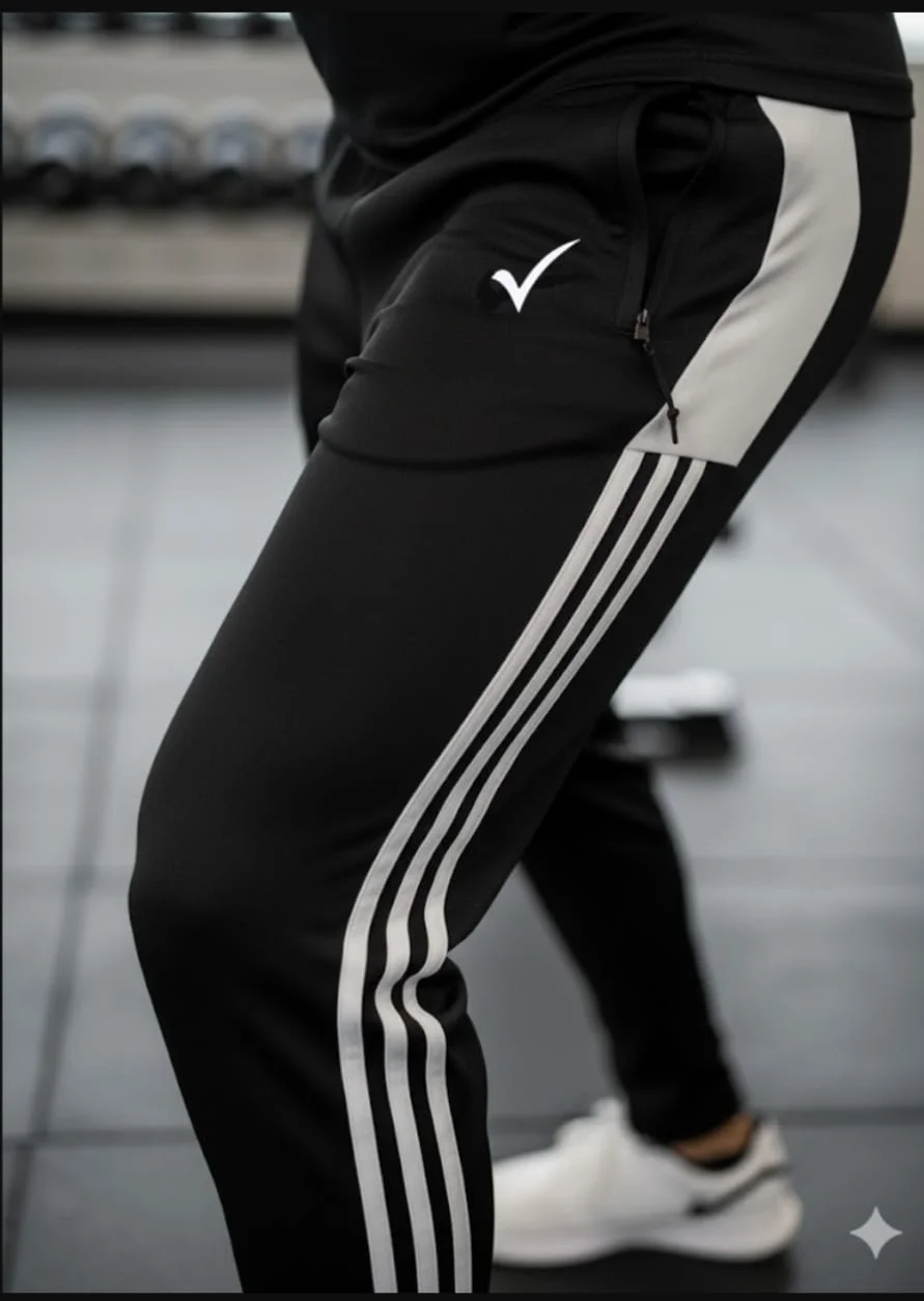 NS Track Pant for Men | High GSM, Lightweight, Breathable | Durable Fabric for Gym, Yoga, Running, Morning Walk |Sports & Travel Black XL image 4