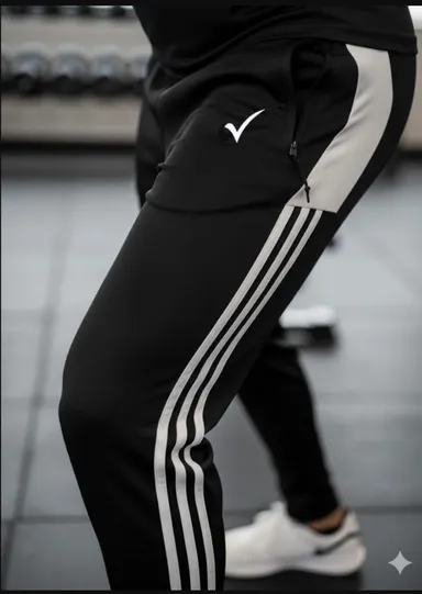 NS Track Pant for Men | High GSM, Lightweight, Breathable | Durable Fabric for Gym, Yoga, Running, Morning Walk |Sports & Travel Black XXL thumbnail 3