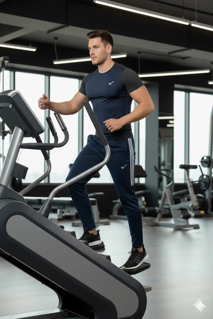 NS Track Pant for Men | High GSM, Lightweight, Breathable | Durable Fabric for Gym, Yoga, Running, Morning Walk |Sports & Travel Navy blue c L image 2