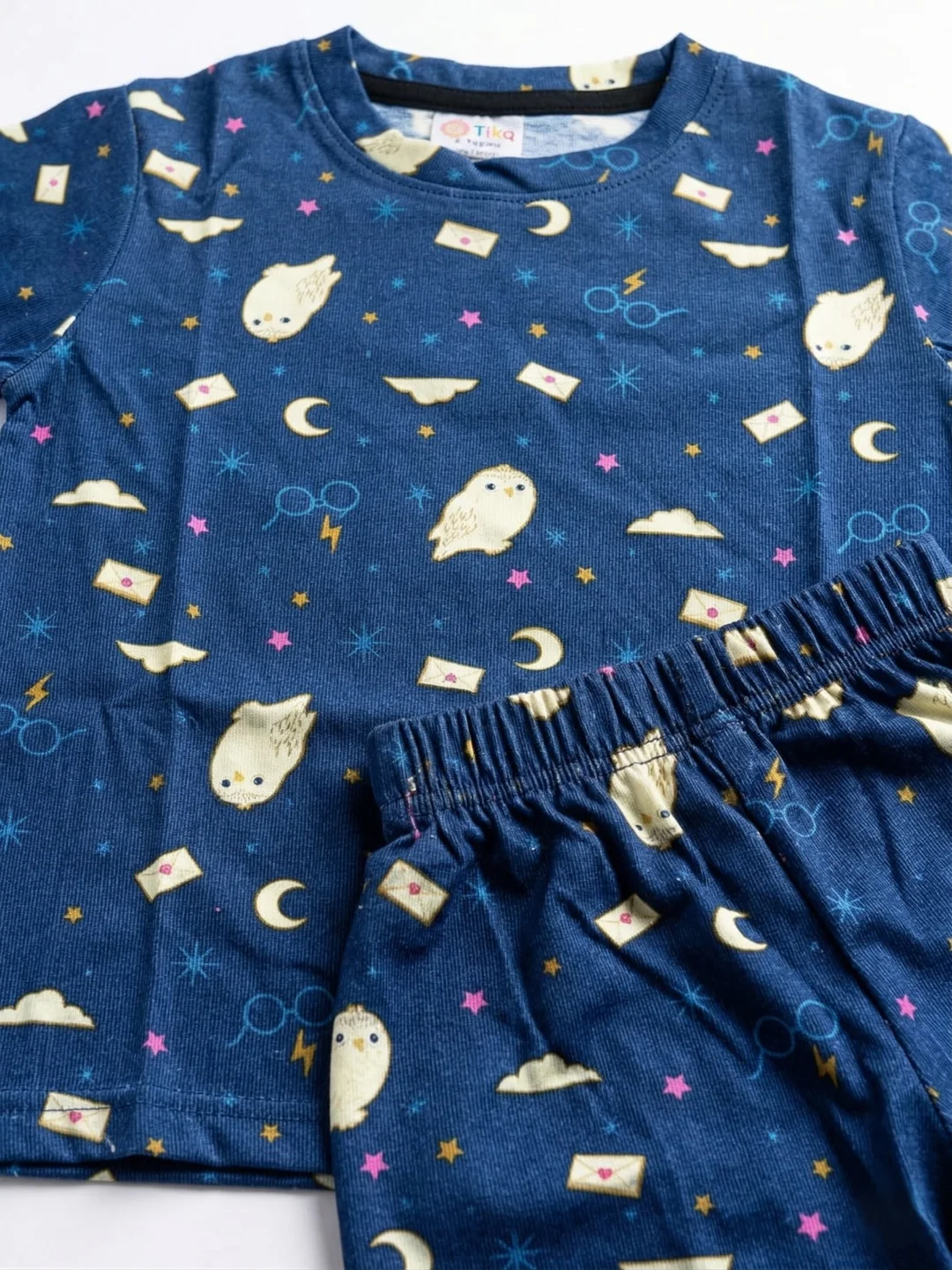 TIKQ Baby Girls Casual T-shirt and Pant Set Soft Cotton Comfortable Daily Wear Toddler Outfit  Star Blue 4-5 Years image 5
