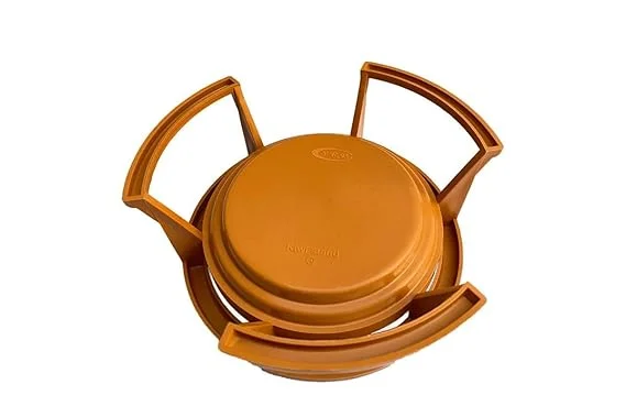 Heavy Duty Brown Plastic Multi-Functional Matka Stand for Water Pots, Plant Pots, Garden Planters, Home Storage Support Rack, Durable Indoor Outdoor Utility Holder image 2