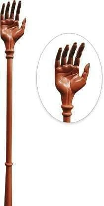 Back Body Itching Scratcher Rod Manual Massage Stick 14 Inch Long Handheld Back Scratcher Stick for Instant Itch Relief, Self Massage, Full Body Reach Tool for Home Pain Relaxation Comfort Use India image 3