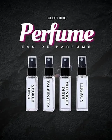 Forty7 Long Lasting Unisex Perfume Gift Set 4x20ml Mini Fragrance Combo Vanilla Bergamot Musk Amber Premium Eau De Parfum Travel Size Luxury Scent Set for Men Women Gift Pack India thumbnail 1