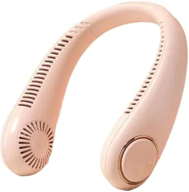 Portable Neck Fan - Rechargeable Personal, USB Wearable Hands-Free Fan, 3 Speeds, Leafless Hanging Bladeless Mini for Outdoor Indoor Sports Travel thumbnail 1
