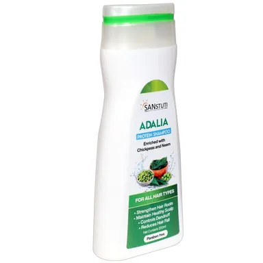 Adalia Herbal Anti Hair Fall Shampoo for Men and Women with Natural Ingredients Sulphate Free Paraben Free Hair Growth Strengthening Dandruff Control Shampoo 200ml 300ml thumbnail 2