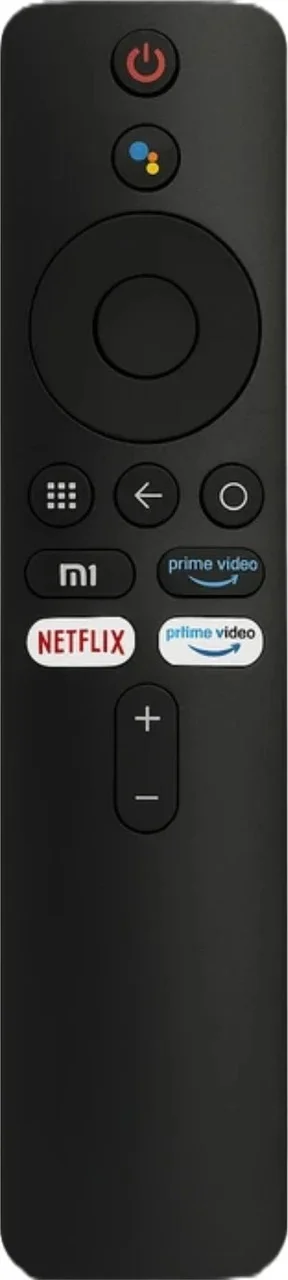 Oxo Original Bluetooth Voice Control Smart TV Remote for Xiaomi Mi Android Smart LED TVs Black Universal Replacement Remote with Google Assistant Voice Search and Quick Pairing image 1