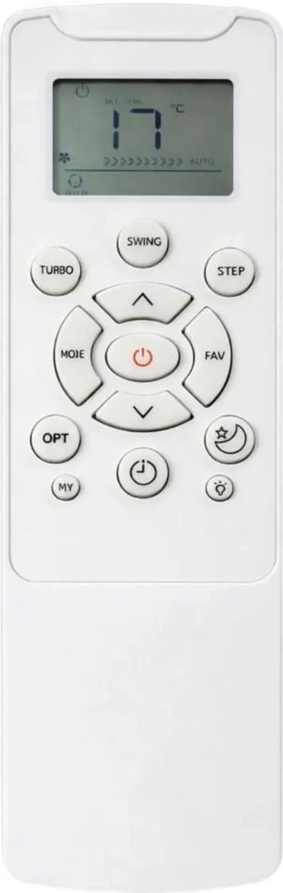 REZRO Premium AC Remote 234 Compatible for Carrier Air Conditioner Remote Controller Universal Replacement AC Remote White Black for Split Window AC with Fast Response Long Range Durable Build image 1