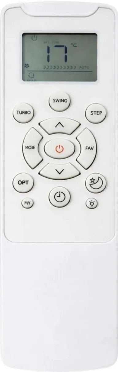 REZRO Premium AC Remote 234 Compatible for Carrier Air Conditioner Remote Controller Universal Replacement AC Remote White Black for Split Window AC with Fast Response Long Range Durable Build thumbnail 0