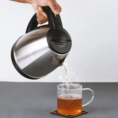 Cello 1.5L Quick Boil Electric Kettle Stainless Steel 1500W Auto Shut-Off 360° Base Water Boiler Silver | Fast Boiling Home Kitchen thumbnail 5