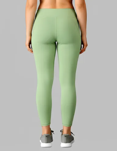 WUGO Premium Gym Wear for Women Stretchable Comfortable Yoga Pants Breathable Sports Leggings Girls Workout Fitness Running Activewear Pista S thumbnail 1