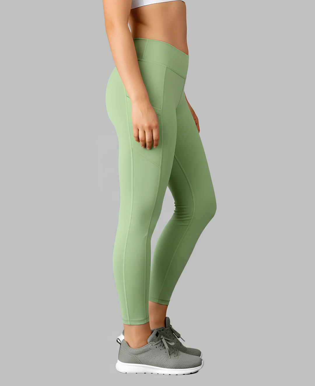 WUGO Premium Gym Wear for Women Stretchable Comfortable Yoga Pants Breathable Sports Leggings Girls Workout Fitness Running Activewear Pista S image 3