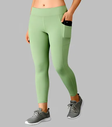 WUGO Premium Gym Wear for Women Stretchable Comfortable Yoga Pants Breathable Sports Leggings Girls Workout Fitness Running Activewear Pista 3XL thumbnail 0