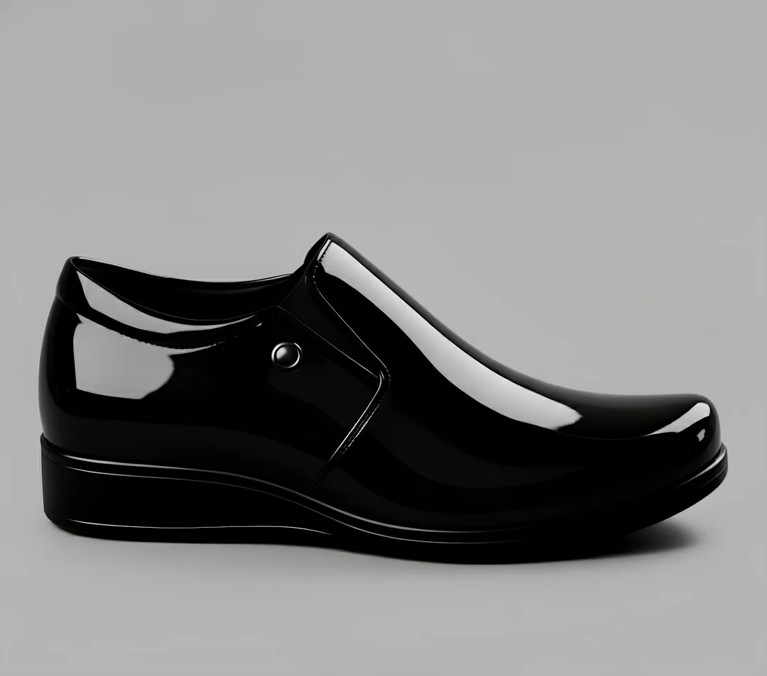 WUGO Men Formal Shoes Stylish Office Business Shoes for Men Boys Black Synthetic Leather Lace Up Comfortable Durable Outdoor Daily Wear Footwear India image 3