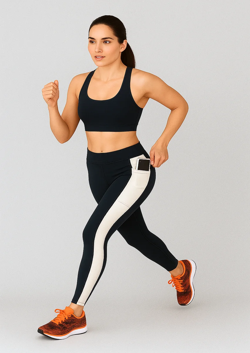 WUGO Women Stylish Activewear Leggings Soft Stretch High Waist Yoga Pants for Gym Fitness Pilates Running Daily Workout Breathable Sculpting Comfort Wear NEVEY  XXL image 4