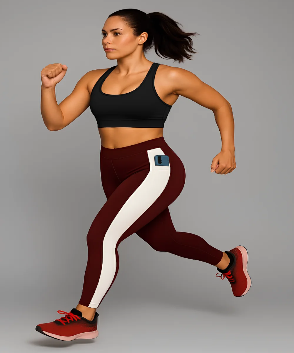 WUGO Women Stylish Activewear Leggings Soft Stretch High Waist Yoga Pants for Gym Fitness Pilates Running Daily Workout Breathable Sculpting Comfort Wear NEVEY  S image 5