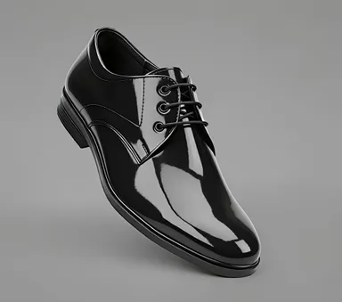 WUGO Men Formal Shoes Black Synthetic Leather Lace Up Office Business Shoes for Men & Boys Stylish Comfortable Daily Wear Outdoor Corporate Footwear India Black 9 thumbnail 2