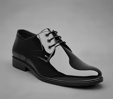 WUGO Men Formal Shoes Black Synthetic Leather Lace Up Office Business Shoes for Men & Boys Stylish Comfortable Daily Wear Outdoor Corporate Footwear India Black 9 thumbnail 0