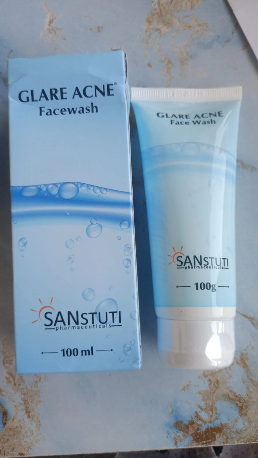 Glare Acne Control Face Wash for Oily Skin 100ml Anti Pimple Cleanser with Salicylic Acid Deep Cleansing Oil Control Face Wash for Men Women Acne Removal Skincare India image 2
