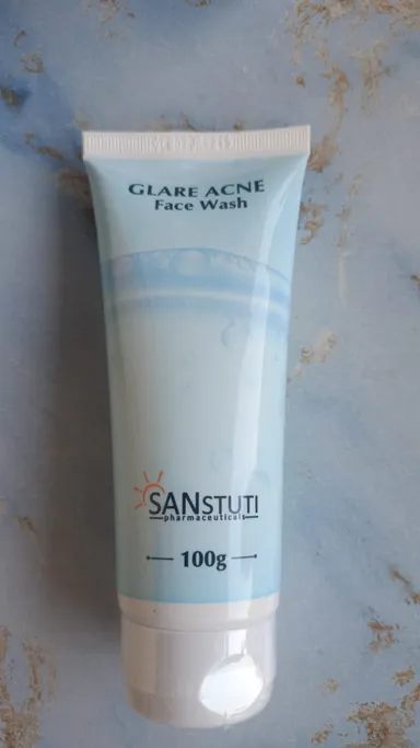Glare Acne Control Face Wash for Oily Skin 100ml Anti Pimple Cleanser with Salicylic Acid Deep Cleansing Oil Control Face Wash for Men Women Acne Removal Skincare India thumbnail 2