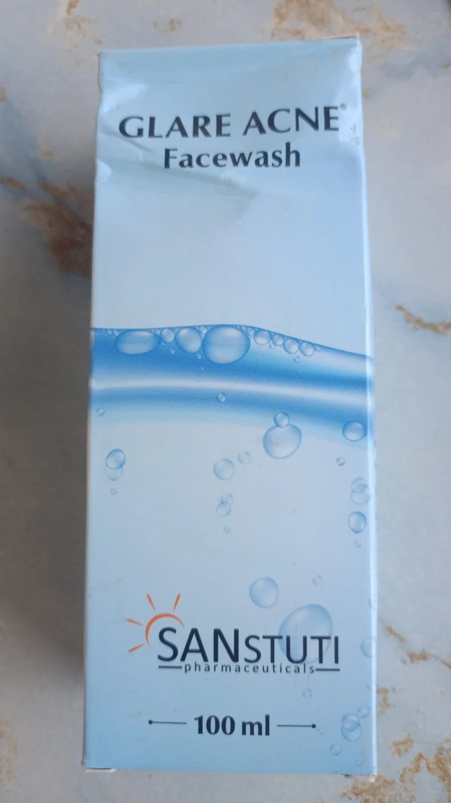 Glare Acne Control Face Wash for Oily Skin 100ml Anti Pimple Cleanser with Salicylic Acid Deep Cleansing Oil Control Face Wash for Men Women Acne Removal Skincare India image 1