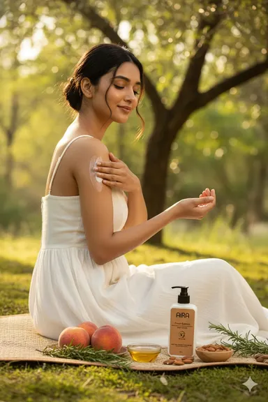AIRA Silk Melt Body Moisturizer 300ml Hydrating Lightweight Non Greasy Skin Moisturising Lotion for Dry Skin Daily Use Smooth Soft Skin Care India thumbnail 1