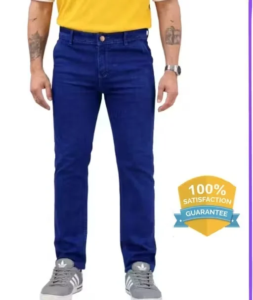 Blue Cross Men Slim Fit Stretchable Denim Jeans with Pocket Design – Casual Stylish Blue Cotton Blend Mid Rise Tapered Fit Everyday Wear Jeans for Men India Dark Blue 28 image 1