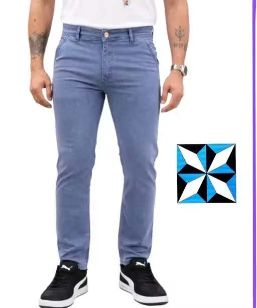Blue Cross Men Slim Fit Stretchable Denim Jeans with Pocket Design – Casual Stylish Blue Cotton Blend Mid Rise Tapered Fit Everyday Wear Jeans for Men India Grey 30 image 1