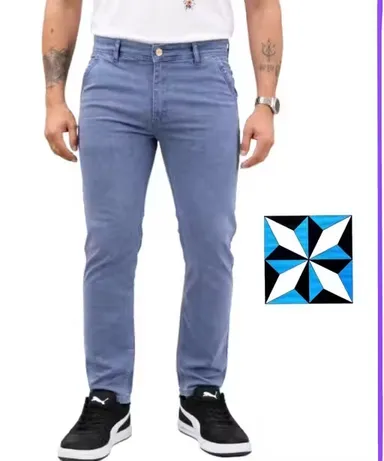 Blue Cross Men Slim Fit Stretchable Denim Jeans with Pocket Design – Casual Stylish Blue Cotton Blend Mid Rise Tapered Fit Everyday Wear Jeans for Men India Grey 40 thumbnail 0