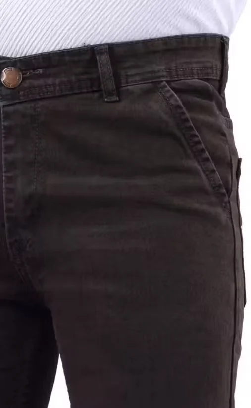Mens Stretchable Denim Jeans Slim Fit Cross Pocket Stylish Comfortable Regular Fit Trendy Casual Daily Wear Fashion Jeans for Men India Brown 34 image 3