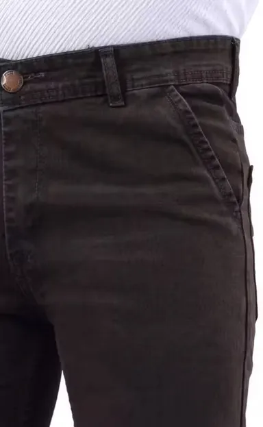 Mens Stretchable Denim Jeans Slim Fit Cross Pocket Stylish Comfortable Regular Fit Trendy Casual Daily Wear Fashion Jeans for Men India Brown 34 thumbnail 2