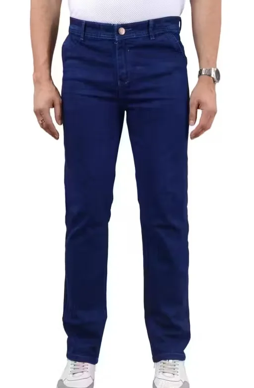Premium Men’s Stretchable Slim Fit Denim Jeans Regular Fit Cross Pocket Blue Cotton Lycra Jeans for Men Daily Wear Comfortable Stylish Casual Fashion Jeans India Navy Blue 28 image 3