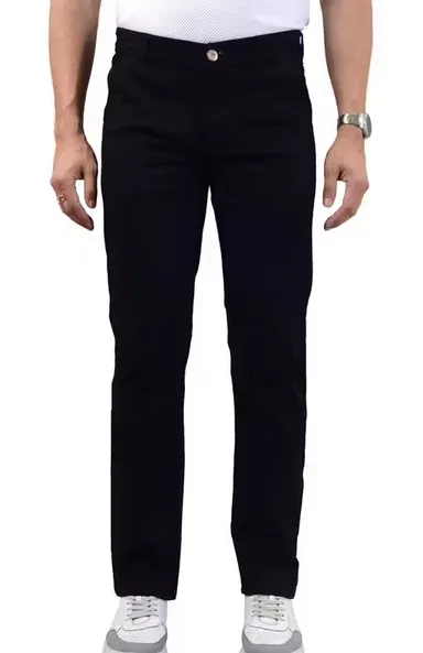 Premium Men’s Stretchable Slim Fit Denim Jeans Regular Fit Cross Pocket Blue Cotton Lycra Jeans for Men Daily Wear Comfortable Stylish Casual Fashion Jeans India Black 28 thumbnail 2