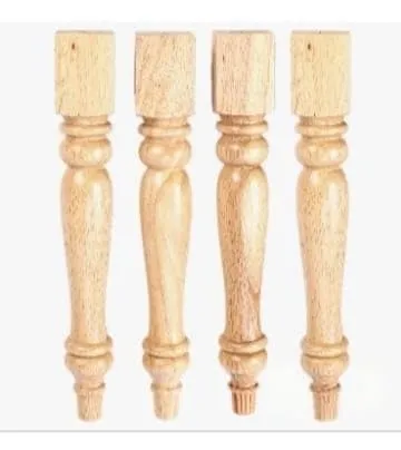 Mahakal International Global Solid Wooden Turner Legs Set of 4 for Centre Table Coffee Table and Tea Table 2x2x18 Inch Premium Hardwood Furniture Legs Primary Colour Durable Carved Wooden Table Support Legs India thumbnail 5