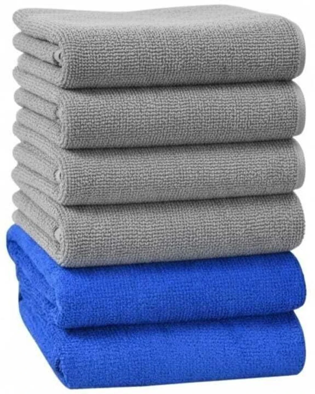Rich Market Microfiber Cleaning Cloth 250 GSM Ultra Soft Lint Free 40x40 cm High Absorbent Multi Purpose Car Bike Kitchen Glass Wet Dry Cleaning Cloth Pack of 6 Reusable Dusting Polishing Cloth image 1