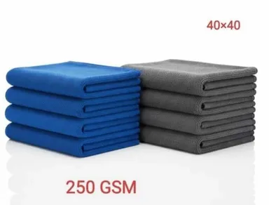 Rich Market Microfiber Cleaning Cloth 250 GSM Ultra Soft Lint Free 40x40 cm High Absorbent Multi Purpose Car Bike Kitchen Glass Wet Dry Cleaning Cloth Pack of 6 Reusable Dusting Polishing Cloth  Multicolour Pack of 8 thumbnail 0