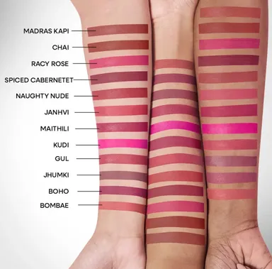 Nykaa Slay All Day 16HR Long Stay Matte Lipstick Transfer Proof Smudge Free Highly Pigmented Ultra Matte Finish Comfortable Wear Lip Colour for Women Daily Office Party Makeup thumbnail 3