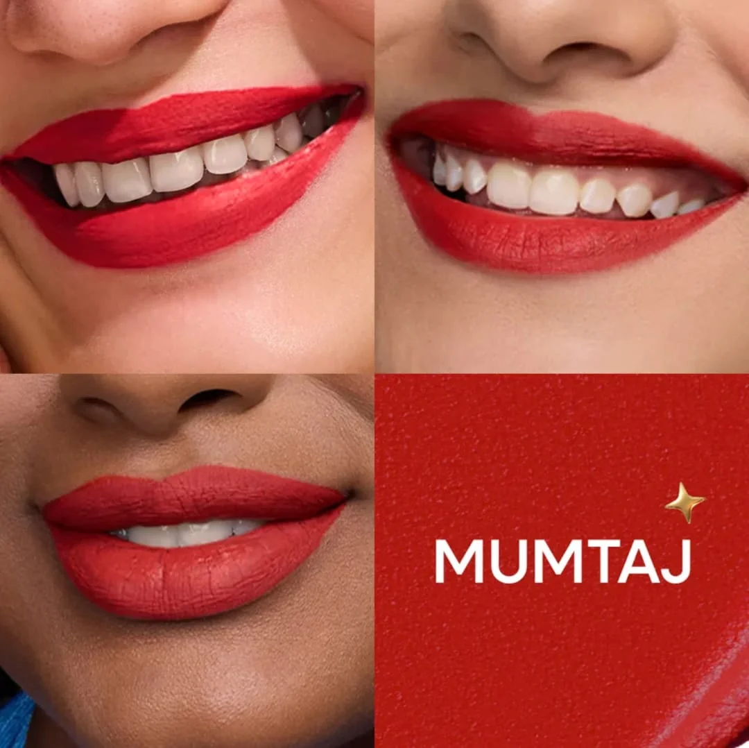 Nykaa Matte Formula Long Wear Lipstick 16 Hour Stay Classic Red Shade Highly Pigmented Transfer Proof Smudge Free Comfortable Matte Finish Lip Colour for Women Daily Office Party Festive Makeup India image 4