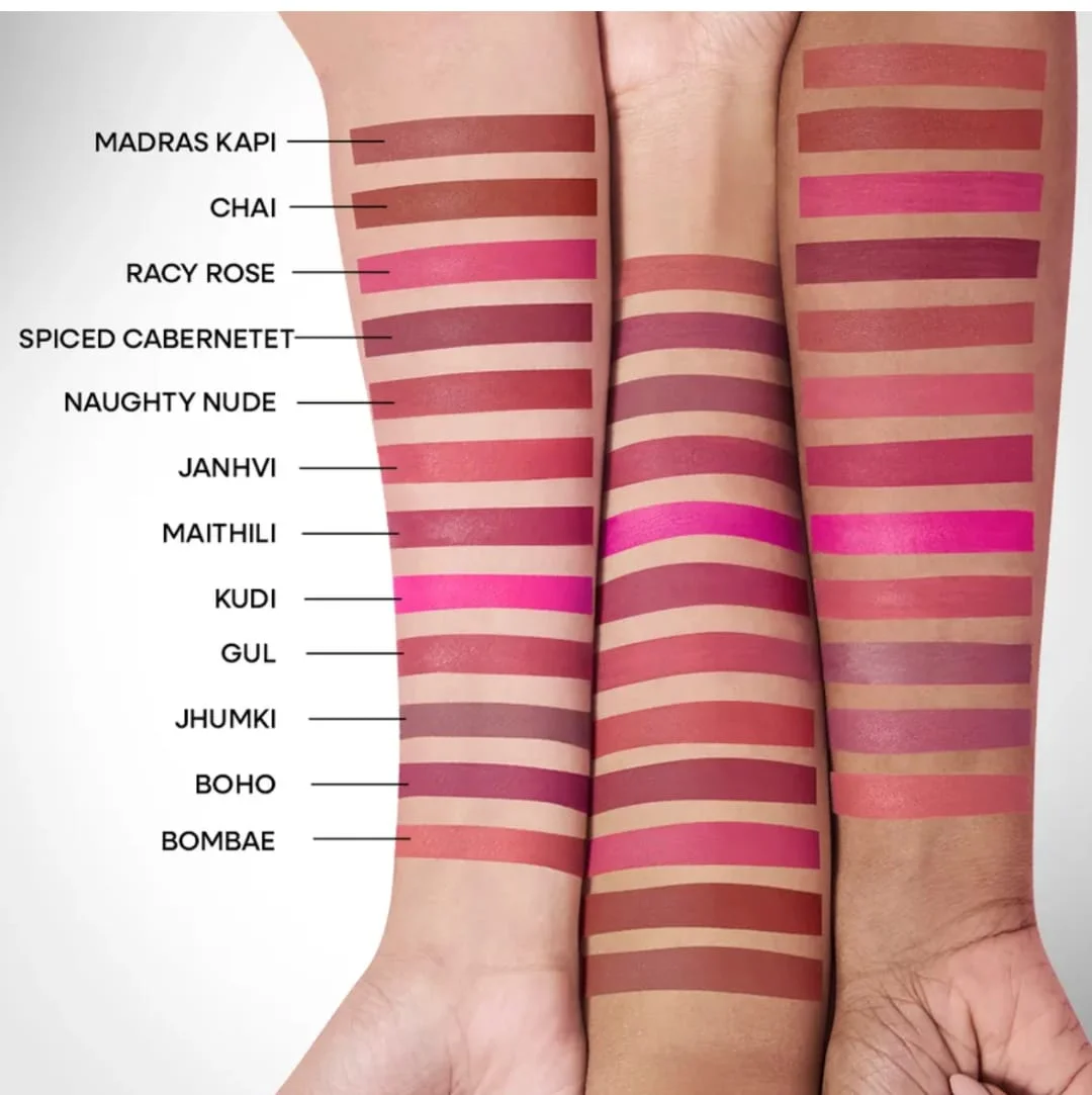 Nykaa Matte To Last No Transfer Long Lasting Lipstick 3.5g Kudi Shade Smudge Proof Waterproof Matte Finish Lip Colour Lightweight High Pigment Everyday Wear Lipstick India image 3