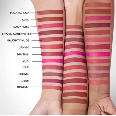 Nykaa Matte To Last No Transfer Long Lasting Lipstick 3.5g Irish Coffee Shade Smudge Proof Waterproof Matte Finish High Pigment Lightweight Daily Wear Lip Colour India thumbnail 1