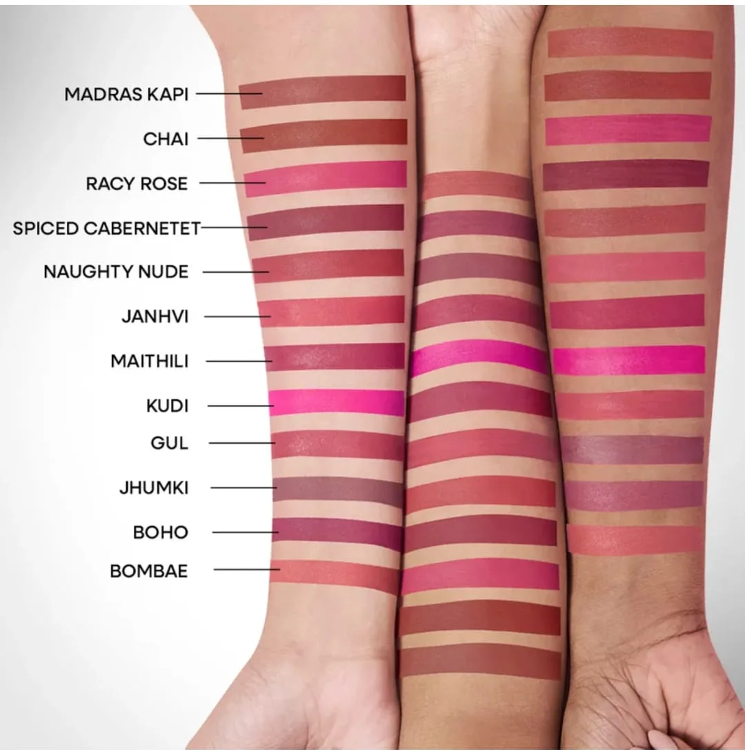 Nykaa Matte To Last No Transfer Long Lasting Lipstick 3.5g Hot Coco Shade Deep Red Brown Velvet Matte Finish Smudge Proof Waterproof High Pigment Lightweight Lip Colour for Indian Skin Tone Everyday Office Party Wear image 2